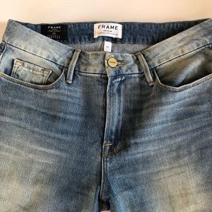 Frame Cropped Straight denim